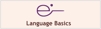 Language Basics Title